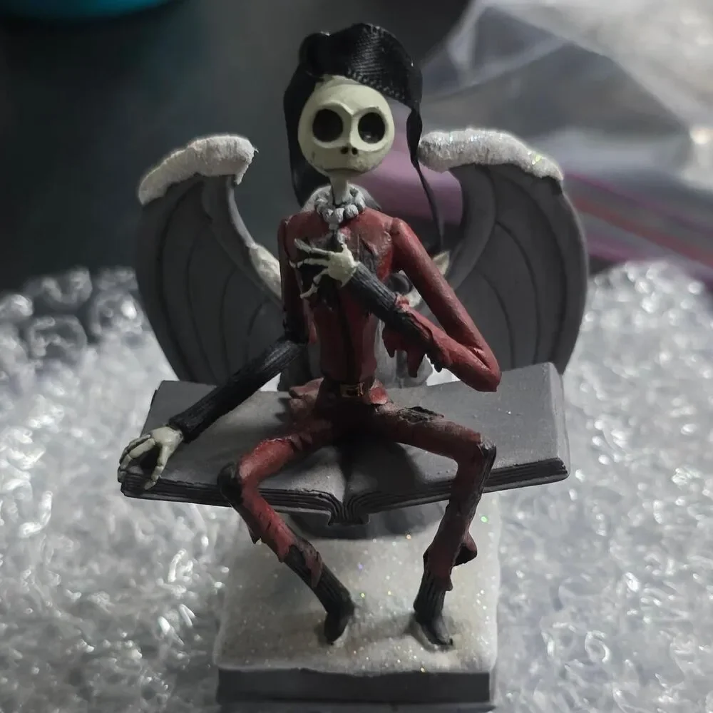 Disney Nightmare Before Christmas Jack Skellington Angel Statue Ornament